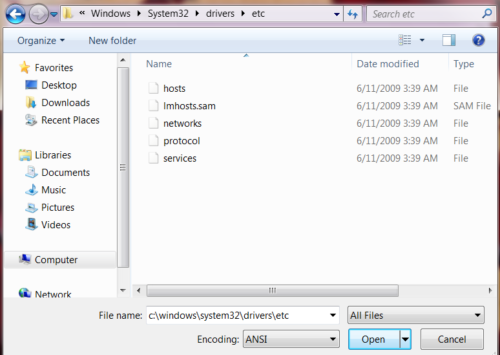 Modify Your Windows Hosts File 05