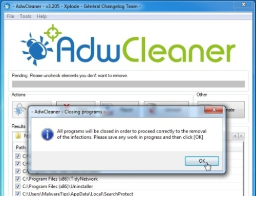 Use AdwCleaner Software