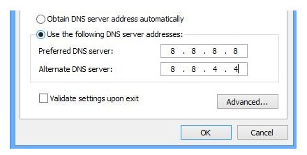 dns probe finished nxdomain