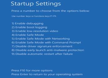 Windows Startup Settings by toppctech.com