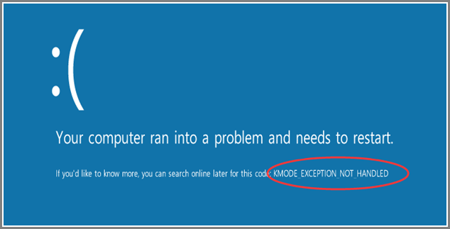 10 Steps to fix Kmode_Exception_Not_Handled Error in Windows